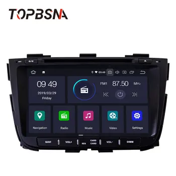 TOPBSNA Auto multimedia Player Android 10 kia Sorento 2013 GPS Navigācija WIFI Radio Stereo Automobiļu RDS magnetofona