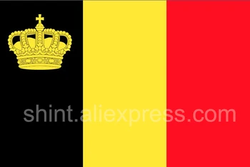 Beļģija jahtu emblēma, Karogs 3ft x 5ft Poliestera Banner Peld 150* 90cm Pasūtījuma āra