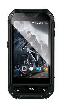Melnā Evolveo StrongPhone Q5 Capacitive touch screen panelis remonts nomaiņa rezerves daļu bezmaksas piegāde