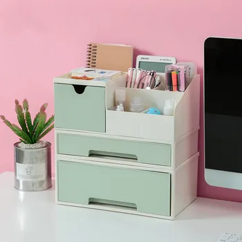 Daudzfunkcionāls Zīmuļu Turētājs Radošo Modes Studentu Meitene Desktop Kancelejas Preces Suku Saņemšanas Box