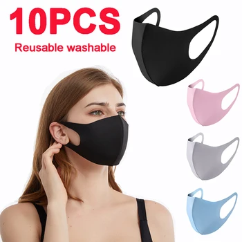 5GAB kpop maska mazgājams maska, elastīga muti mīksta elpojošs sejas maska bezmaksas izmērs karstā pretvēja