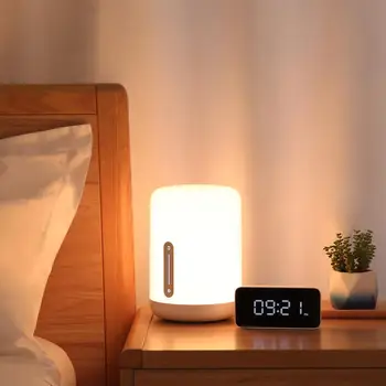 Xiaomi Mijia Gultas Lampa, 2 Smart Gaismas balss vadība touch switch Mi mājās app Led spuldzes Apple Homekit Siri & xiaoai pulkstenis
