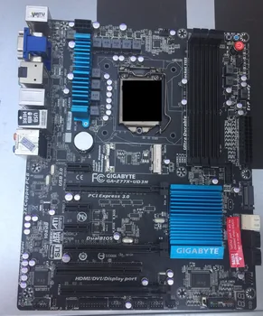 Par Gigabyte GA-Z77X-UD3H Sākotnējā Izmanto Desktop Mātesplatē Z77X-UD3H Z77 Socket LGA 1155 DDR3 Pārdošanā