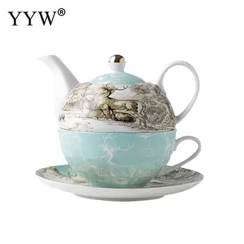 Keramikas Vienu Tējkanna Angļu Pēcpusdienas Tēja Ar Filtru Muti Radošo Modernā Stilā Tējkanna Birojā Vai Mājās, Aromātisks Tējas Komplekts