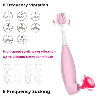 G-Spot Vibratori Sievietēm Laizīt Klitora Stimulators Dzelksnis Massager Sieviešu Masturbator Pieaugušo Seksa Rotaļlietas AdultsSucking Vibrators