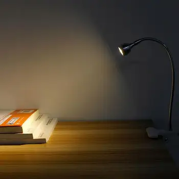 USB Lasot Grāmatu Lukturi Ar Klipu Uzlādēt USB Barošanas Galda Lampas Elastīgu Salokāms Acu Led Galda Nakts Lampas