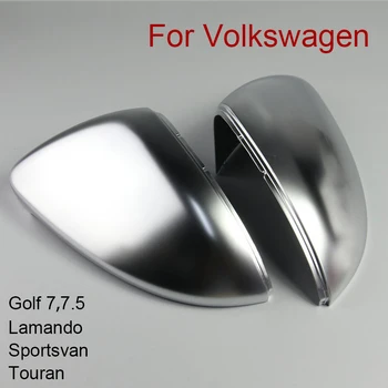 Bez kļūdām, hromēti sānu spoguļi vāks apvalks klp Volkswagen Golf 7 7.5 MK7/MK6 Lamando Sportsvan Touran L