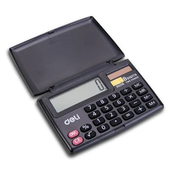 DELI 39218 Mini Kalkulators, birojs portatīvie personīgai lietošanai Kabatas kalkulatori roku 8-ciparu elektronisko mācību birojs accesories