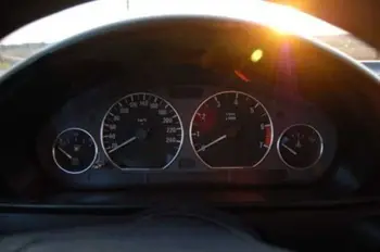 Ātruma Mērītājs Dekoru Matt Chrome Platums Klastera Bezal Paneļa chrome skalas gredzenu BMW E36 M M3 GT Z3