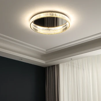 Dzīvojamā istaba lukturi vienkāršu mūsdienu atmosfērā gaismas luksusa kristāla lampu high-end visa māja kopā, guļamistabas griestu lampas