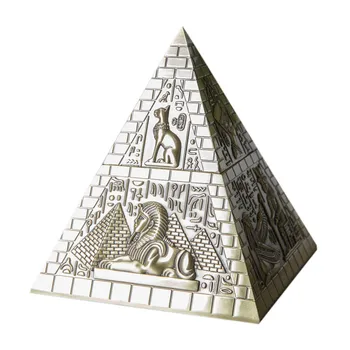3pcs jo 1set Modes Rotaslietas Kastē, kas Vintage Mājas Dekoru Ēģiptes Piramīdas Dizaina Dāvanu Uzglabāšanas Kaste Metāla Mākslas Amatniecības Rotaslieta Apdare
