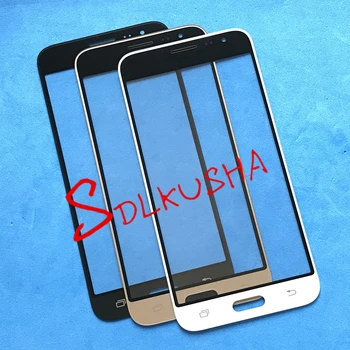 10Pcs Priekšējo Ārējo Ekrānu Stikla Lēcu Nomaiņa Touch Screen Samsung Galaxy J3 2016 J320 J320F J320FN J320A