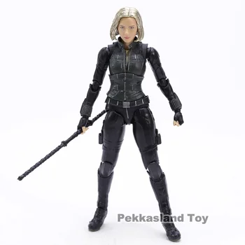Melnā Atraitne Avengers Infinity Kara Nataša Romānovs PVC Rīcības Attēls Kolekcionējamus Modelis Rotaļlietas