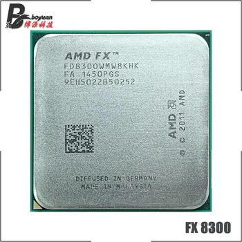 AMD FX-Series FX-8300 FX 8300 FX8300 3.3 GHz Astoņu Kodolu PROCESORS Procesors FD8300WMW8KHK Socket AM3+