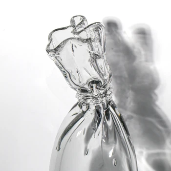 Stikla Soma Mākslas Krāsainu Glazūru Botle Mājas Apdare Azure Akmens Galda Pārredzamu Podi