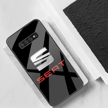 USAKPGRT Sēdekļa logo Spānija Auto Pasūtījuma Mīkstas Telefonu Gadījumā Rūdīta Stikla Samsung S20 Plus S7 S8 S9 S10 Plus Piezīme 8 9 10 Plus