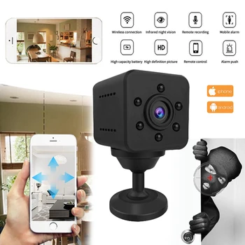 Jauns Mini WIFI IP Kameras 1080P Sensors, Nakts Redzamības Videokameru Kustību DVR Mazo Mikro Kameras Tālvadības Uzraudzīt Home Security Tuya APP