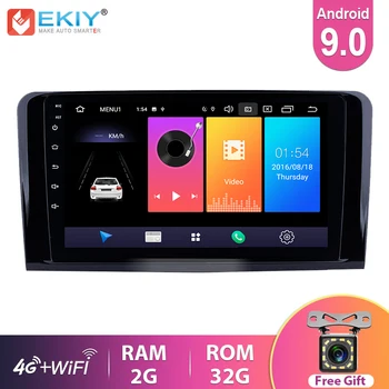EKIY Android 9.0 Auto Radio Mercedes Benz GL ML W164 ML350 ML500 GL320 X164 ML280 GL350 GL450 Stereo, GPS Navi Multivides 4G