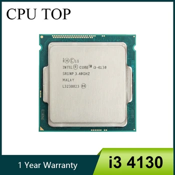 Intel Core i3 4130 3.40 GHz 512KB/3 mb lielu LGA1150 Ligzda Haswell CPU Procesors SR1NP