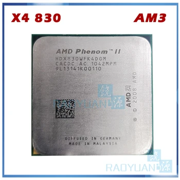 AMD Phenom II X4 830 2.8 GHz/6 mb lielu /4 cores Quad-Core DeskTop CPU X4-830 HDX830WFK4DGM Socket AM3