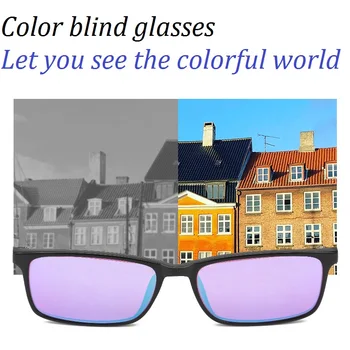 Brilles Sarkanā Zaļā Krāsu Akls Koriģējošas Brilles Sievietēm, Vīriešiem Kārters Saulesbrilles Colorblind Autovadītāja apliecība Spogulis
