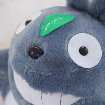 1gb 50CM Slaveno Karikatūra Totoro Plīša Rotaļlietas Smaida Mīkstās mīkstās Rotaļlietas Augstas Kvalitātes Lelles Rūpnīcas Cenu mājas apdare dāvanu