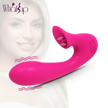 Klitora vibrators eksotiski mutvārdu G-spot stimulators nepieredzējis licking bibradores sexuales para la mujer Mēles sextoy femme silikona