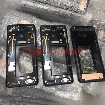 10Pcs LCD Bezel Par Samsung Galaxy S9/S9 S9 Plus+ G960 G960F G965 G965F Metāla Korpusa Vidū Rāmja Bezel Remonts Rezerves Daļas