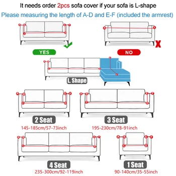 Ģeometrisko mūsdienu dīvāns vāciņu pilnībā ietin stūra dīvāns dzīvošanai telpu dekorēšana sofa cover 1/2/3/4 sēdeklis