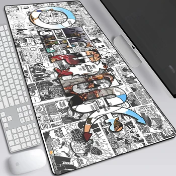 Viens Gabals Spēļu Pele Spilventiņu Liela Karikatūra Anime Gumijas Mouse Pad Klaviatūras Datoru Mat DATORA peles paliktnis ar Bloķēšanas Mala, Game Mouse Pad