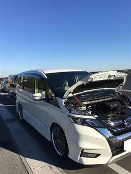 Priekš Nissan Serena C27 par Suzuki Landy Priekšējā Motora Pārsega Mainīt Gāzes Statnes Oglekļa Šķiedras Pavasarī, Izpūtēju Lifts Atbalsta Absorbētājs