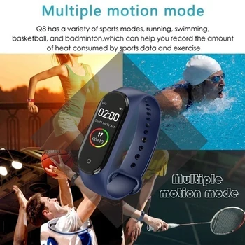 Smart Aproce IP67 Waterproof Smart Joslā ar Sirdsdarbības Ātrums, asinsspiediens, Miega Monitors Fitnesa Tracker Melns