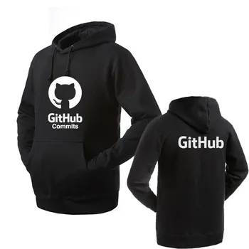 Jaunu Gadījuma Modes Github logo pulovers pelēkā vārna Iela valkāt sporta Krekli Vīriešu/Sieviete, Puloveru, Hoodies pulovers hoody
