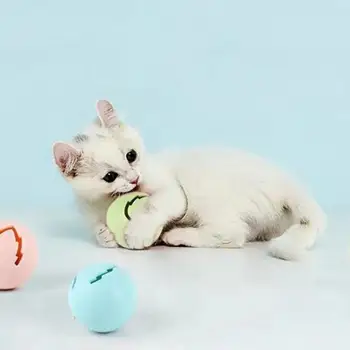 Funny Kaķis Rotaļlietas Kaķu Mētru Bumbu Kaķis Elektriskā Mirdzumu Bumbu Kaķis Bell Bumbu Interaktīvās Kaķu Apmācību, Rotaļlietām, Kaķu Lāzera Gaismas Bumbu Rotaļlietas Pet