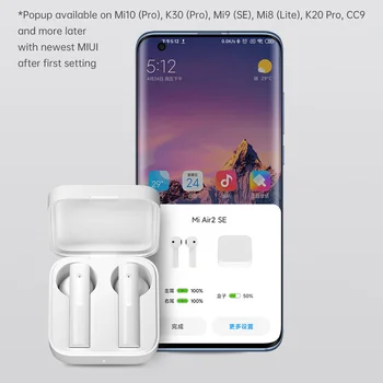 JAUNU Xiaomi Air2 SE Bezvadu Bluetooth Austiņas TWS AirDots Pro 2se vērtība SBC/AAC Mi Taisnība Earbuds Zemu Vrg 20h Ilgi Gaidīšanas Ar Bo