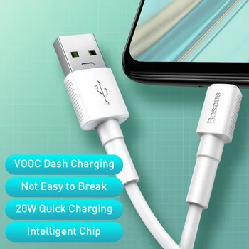 Baseus Micro USB Kabelis OPPO 4A VOOC Ātrās Uzlādes Kabelis Micro USB Lādētājs Kabelis Samsung 4. Piezīme Xiaomi Pikseļu 2 Datu Kabeli