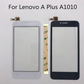 4.5 collu Mobilo Telefonu Touch Panel Touchscreen Lenovo plus a1010 a20 Viedtālrunis Touch Screen Digitizer Priekšējā Stikla Sensors