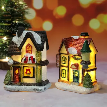 Staraise Priecīgus Ziemassvētkus LED Gaismas Kuloni Kritums Rotājumi Ziemassvētku Galda Dekorēšana Mājas Ziemassvētki Santa Claus Gaismas Sniegavīrs