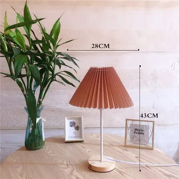 Ir 2021. Abajur korejas ins vienkārša kroku metāla stabs galda lampa, viesnīcu istabu kopmītnē acu aizsardzība LED grīdas lampa pielāgošana