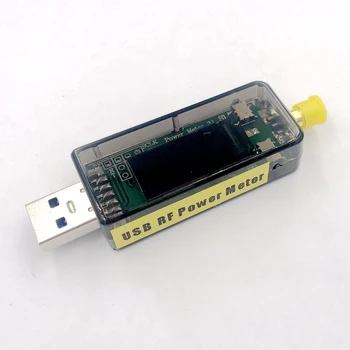 USB RF Jaudas Mērītāju V3.0 100K Uz 10GHZ -55 Līdz +30dBm Prestored 9 Samazinājuma Līknes 0.96