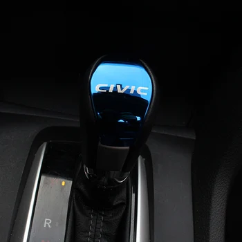 Auto Piederumi Pārnesumu Pārslēgšanas Slēdzis Vizuļi uz Lietu Honda CIVIC 2019 2020 2018 2017 2016 carstyling