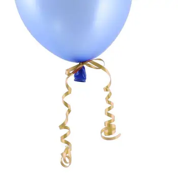 225 m Lenti Kaklasaiti Balonu Rotājumi Kāzu Dzimšanas dienas svinības - Zelta