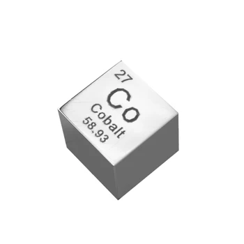 10mm Spogulis polijas Kobalta Cube Elementu Periodiskā Cube(Co≥99.96%) Roku darbs, Zinātnes, Izglītības DIY Amatniecības Kolekcija