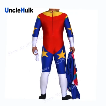 Doink Klauns Cīņas Kostīms - Daudzkrāsains Spandex Zentai Tērps ar Ģerboņa | UncleHulk