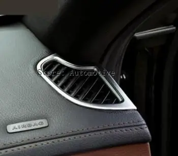 2gab ABS Chrome vadības Paneli, Gaisa Kondicionēšanas Kontaktligzdu Vāciņš Melns Uz Mercedes Benz W222 S Klases 600 500 400 350 Auto-stils