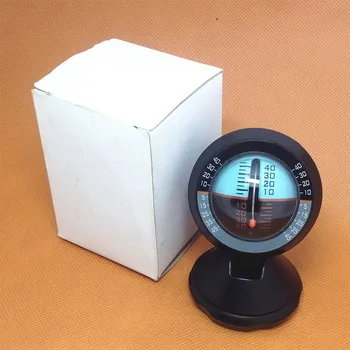 Auto Inclinometer Regulējams Slīpums Leņķis Metru Līdzsvarotāja Mērīšanas Transportlīdzekļa Kompass Slīpums Līdzsvarotāja Auto Kompass