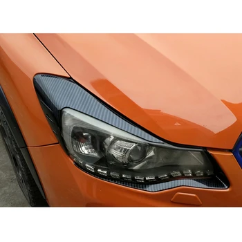 Auto Stils ABS, Lukturu Uzacu Dekoratīvā Vāka Uzlīme Apdari par Subaru XV 2012. - 2016. gadam