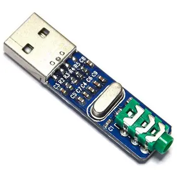 5V USB Powered PCM2704 MINI USB Skaņas Karti, kas DAC Dekoderi Valdes PC