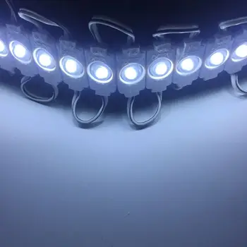 100gab 2835 Mini LED Modulis Injekcijas ar objektīvu DC12V ūdensizturīgs Reklāmas moduļi Reklāma gaismas vārdus Atpakaļ, gaisma