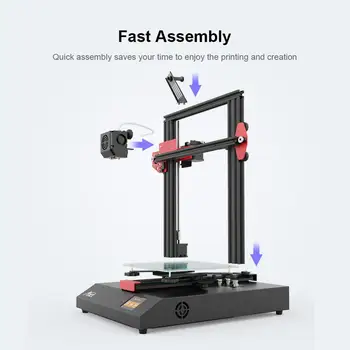 Anet 3D Printeri ET4 Reprap i3 Impressora DIY Imprimant 3D Printera Komplekts Auto Nolīdzināšana Atsāktu Drukāšanu Atbalsta Atvērtā Pirmkoda Marlin